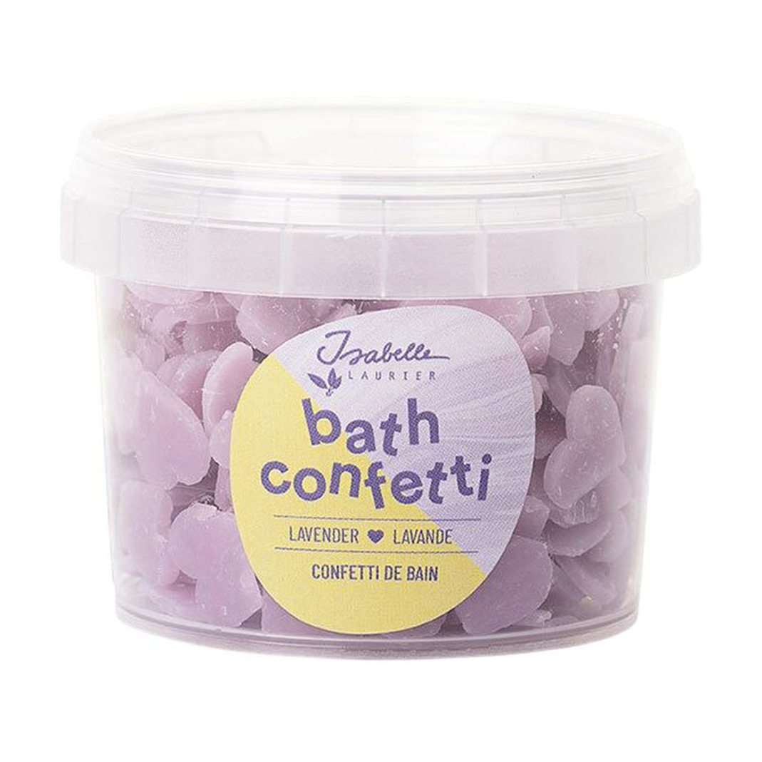Фіолетове конфетті для ванни Isabelle Laurier Bath Confetti Lavender, 35 г